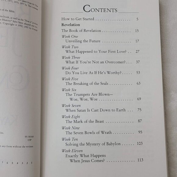 Behold Jesus Is Coming! Revelation Kay Arthur Inductive Study Series PB 1995 - Picture 6 of 11